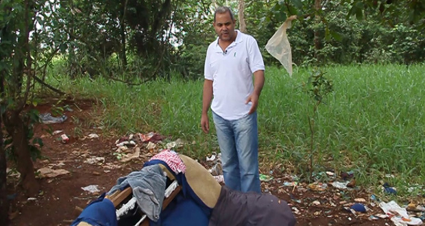 Hortênsias está abandonado e 'acampamentos' de usuários tomam conta, denuncia Edio Lopes