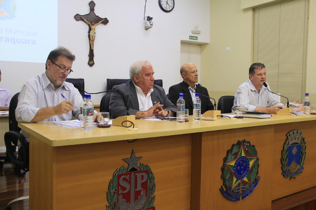 Órgãos municipais apresentam PPA na Câmara de Araraquara