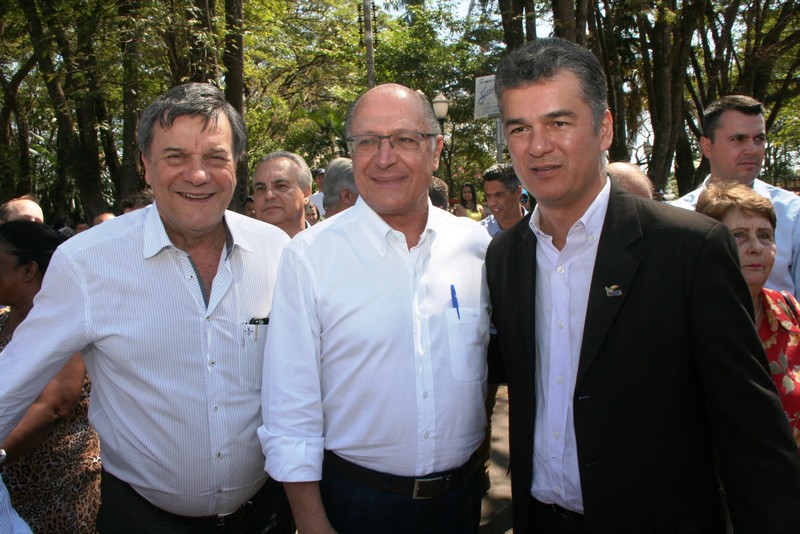 Yashuda acompanha o governador Alckmin em visita à região