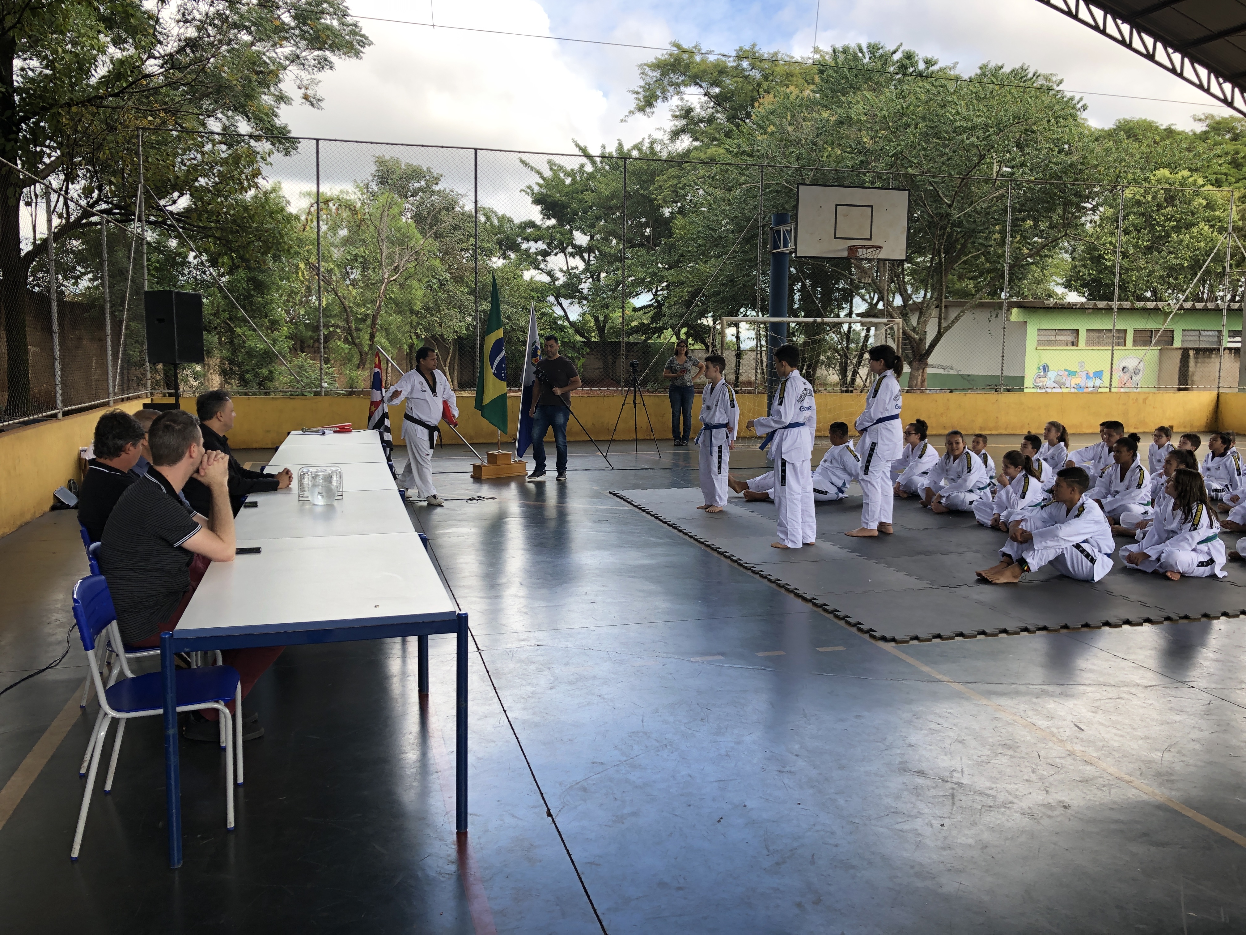 Projeto Taekwondo 'Educação e Progresso' acolhe jovens no Yolanda Ópice