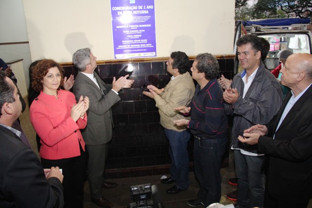 Vereadores participam do 1º aniversário da Feira Noturna Negócio do Campo