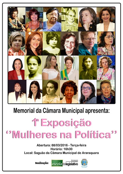 Exposição “As Mulheres na Política”